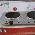 Royalty Line Table-Top Kitchen Electric Stove, Two Burners Code