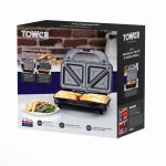 Tower 3 in 1 Sandwich, Panini and Waffle Maker