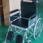 Commode Wheel Chair Long back