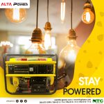 [Alta Power]AP-950 Gasoline Generator 0.8 KVA Manual Start