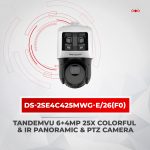 TandemVu 6+4MP 25X Colorful & IR Panoramic & PTZ Camera