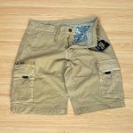 Light Brown Mens Khaki Shorts