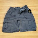 Dark Grey  Khaki Shorts For Men