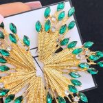 Statement Green Earring