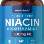 Vitamin B3 Niacin 500mg | 90 Vegan Capsules | Flush Free Nicotinamide Supplement