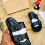 Black Zara Mens Slippers