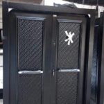 Black Double Metal Door