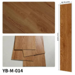 Brown Wood Grain Vinyl Floor Tiles