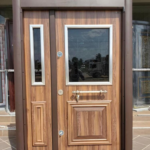 Brown One And Half Turkish Door