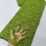 Olive Green Lace Fabric