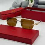 Brown Cartier Sunglasses