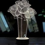 Floral 3D Visualization Lamps