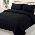 Plain Black Bedsheet