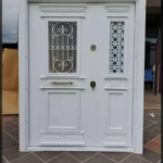 White One And Half Turkish Bulletproof Steel Door