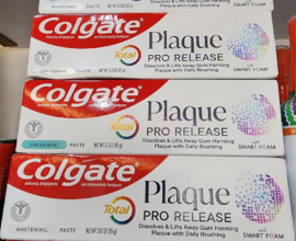 colgate total plaque pro release toothpaste