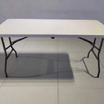 White Foldable Rental Table