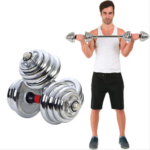 30kg Adjustable Long Bar Dumbbells