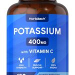 Potassium 400mg For Normal Blood Pressure Muscle Support