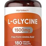 Horbaach L-Glycine Supplement 1500mg - 180 Tablets