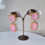 Pink Statement Cocktail Earring