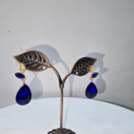 Royal Blue Crystal Stone Earring