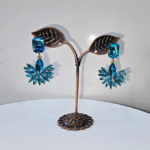 Blue Crystal Earring