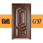 Brown Single China Door