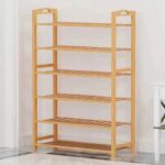 6 Row Wooden Shoe Racks