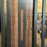 Brown Metallic Doors