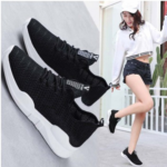 Black And White Women Sneakers