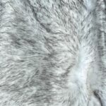 Black And White Fluffy Rug