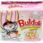 Samyang Cream Carbonara Satchet Noodle 5pk.