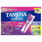 Tampax Radiant (80 Tampax).