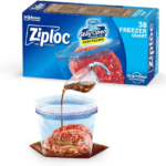 Ziploc Brand Freezer Bags, Gallon, 38 Count.