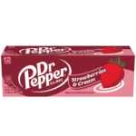 Dr. Pepper Strawberry & Cream Soda Can 12pk