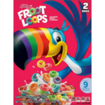 Kelloggs Froot Loops Cereal 2Bags 1.24kg