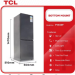 TCL Bottom Mount Fridge 162L