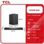 TCL Audio Sound bar 350w