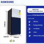 Samsung 388L Bespoke Twin Cooling Plus Refrigerator