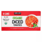 Kirkland Signature Organic Diced Tomatoes 8pk.