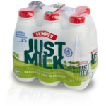 Just Milk Skimmed Milk 6x1L