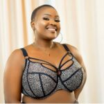 Grey and Black Brassiere