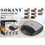 Sokany 8 in 1 Sandwich Maker In Accra,Ghana