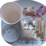 Sunny Gold Crispy Gari Mix with Milk, Brown Sugar and Peanuts (Pack of 24)