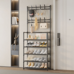 Multifunctional hat and cloth, hanger, shoe rack