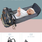 Multifunctional expandable baby travel diaper bag