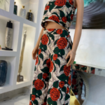 African Print  Baggy Pant And A Matching Top