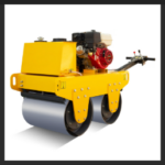 Walk behind double drum roller compactor
