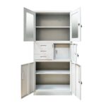 Office Metal Bookshelf with Safe