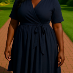 Blue Black Ladies Dresses